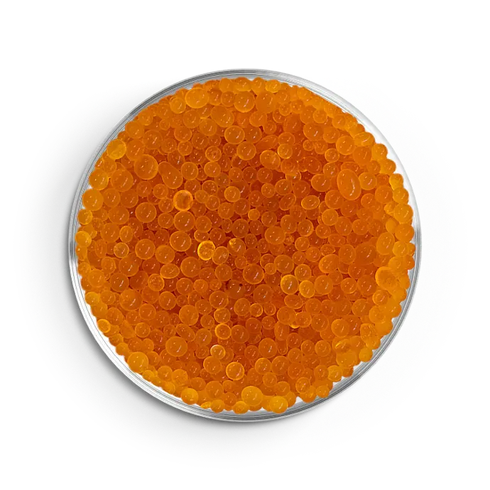 Silicagel orange Petrischale